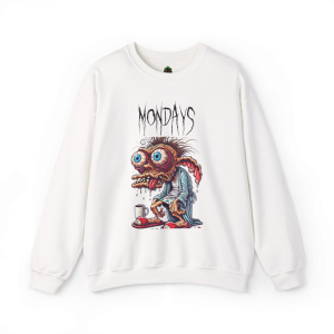 Mondays Zombie Coffee Creature Crewneck Sweatshirt